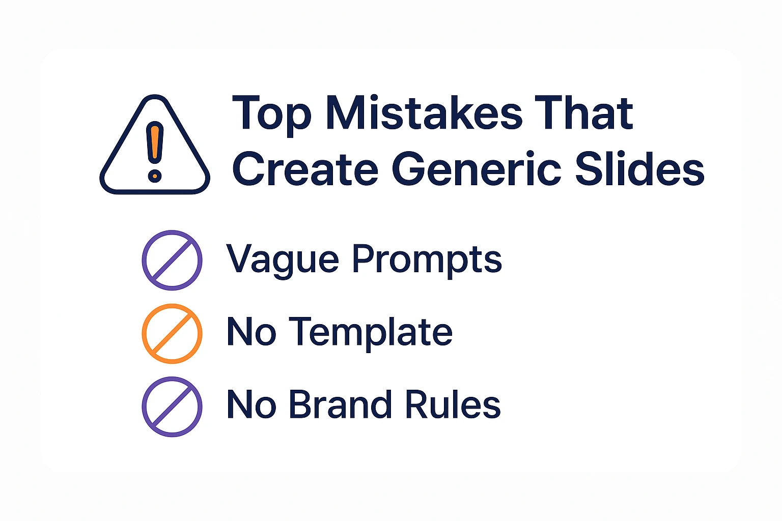 Common mistakes that make PowerPoint Copilot slides look generic