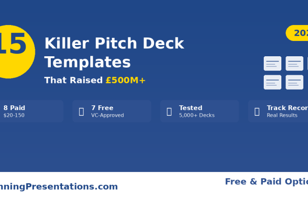 Best Pitch Deck Templates 2026: 15 free and paid options reviewed including Sequoia, Slidebean, Y Combinator, and Canva. Updated December 2025.