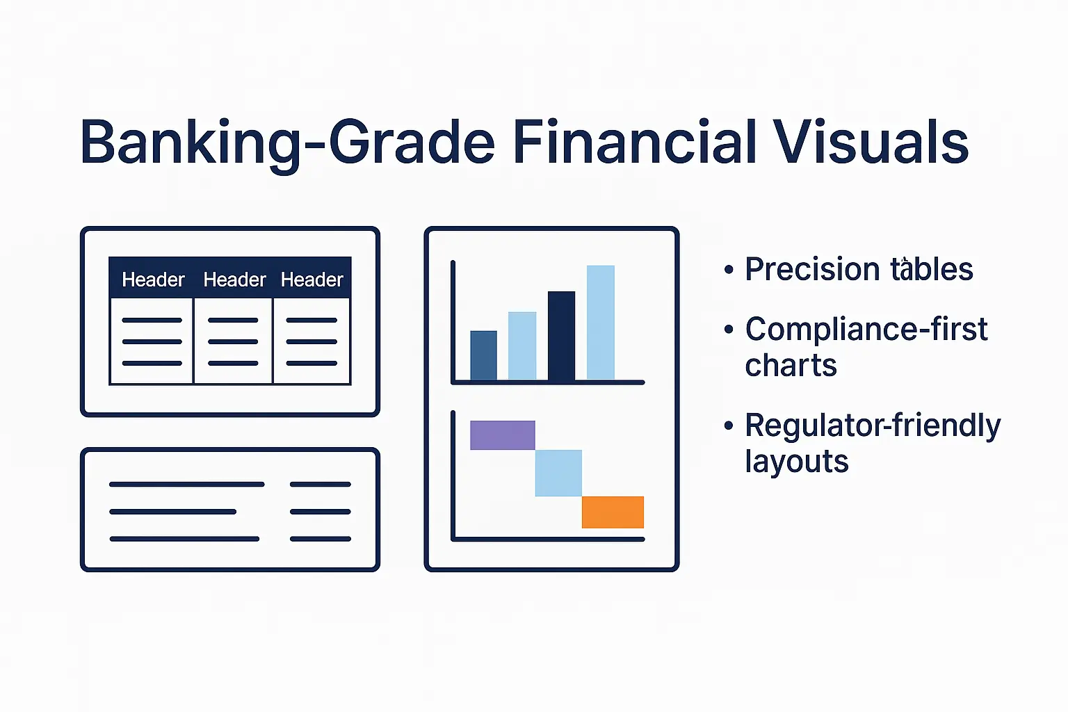 Investment banking financial data visualisation example
