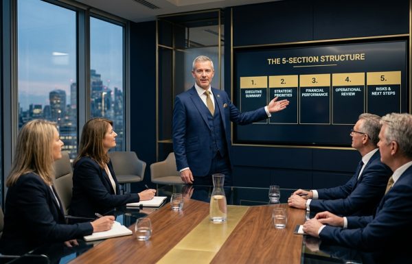 Featured image for Board-Ready Executive Slide Templates: The 5-Section Structure Senior Leaders Use