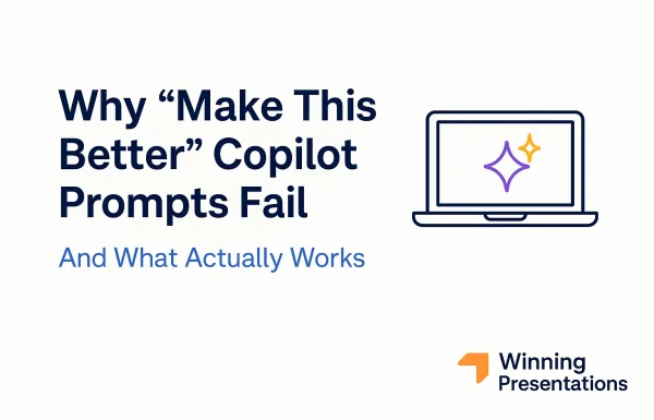 Why vague Microsoft PowerPoint Copilot prompts fail to improve slides