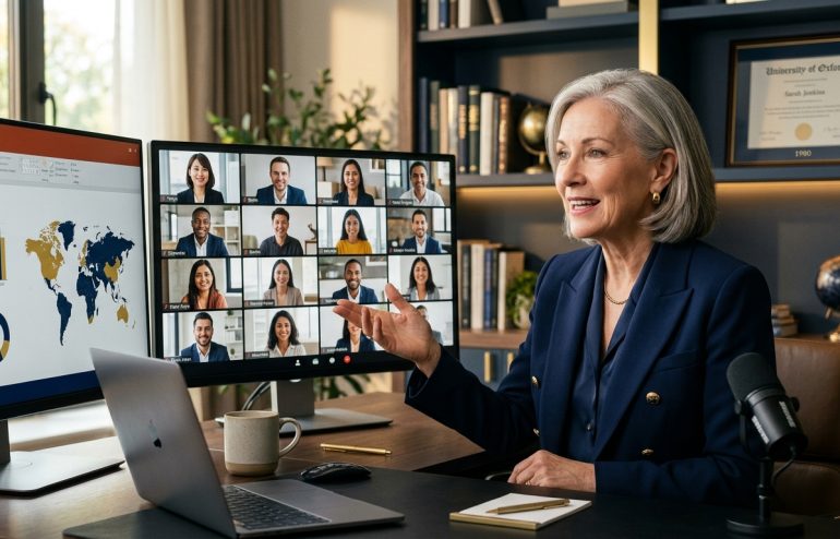 Cross-Cultural Virtual Presentation: Time Zone Diplomacy for Global Calls