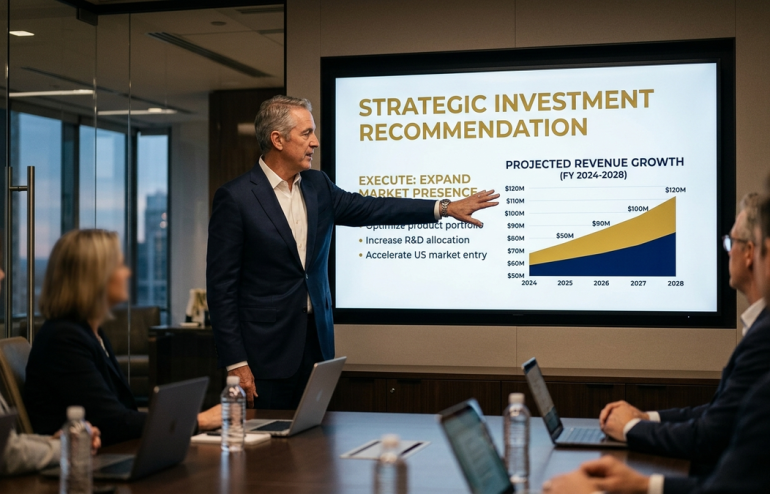 Executive Slide Design: What Board-Level Presentations Actually Look Like — featured image