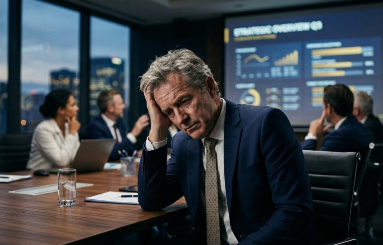 Featured image for High-Stakes Presentation Burnout: Why Senior Leaders Hit a Wall