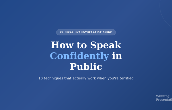 How to build confidence in public speaking - 5 stage progressive framework for lasting confidence