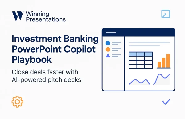 Investment banking PowerPoint Copilot playbook hero image