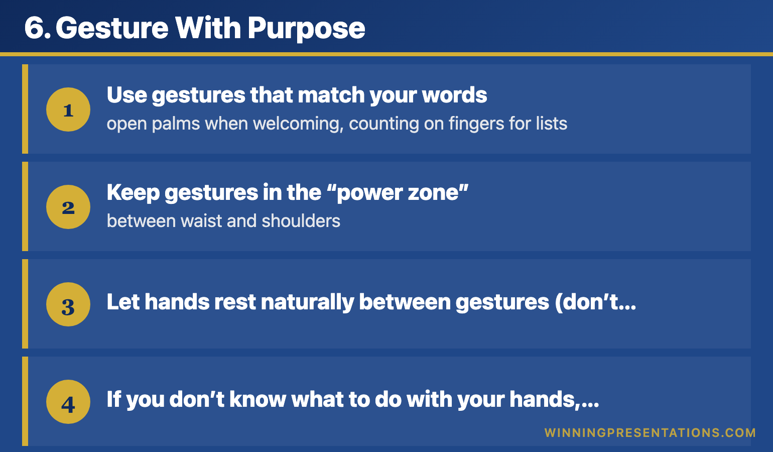 Infographic for: look confident when presenting (image 1)