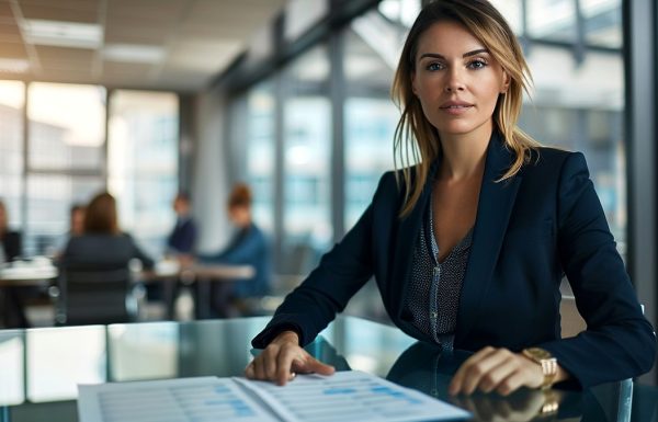 Executive preparing objection responses before a high-stakes boardroom presentation