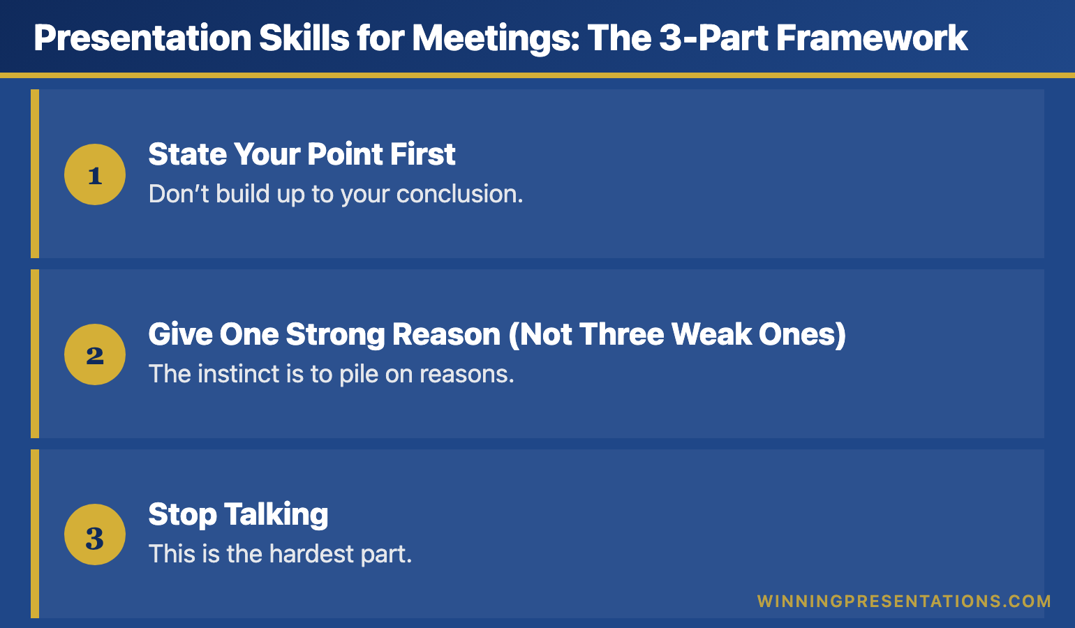 Infographic for: presentation skills for meetings (image 1)