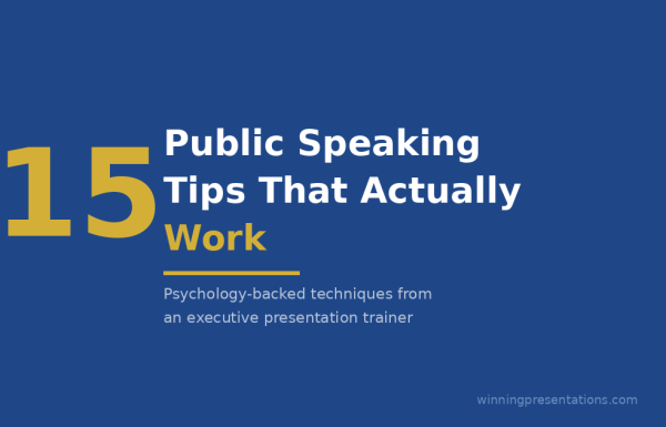 15 public speaking tips that actually work - psychology-backed techniques for confident presentations