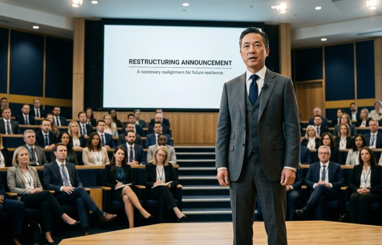 The Three Moves That Separate Restructuring Announcements That Hold Trust From Those That Don’t