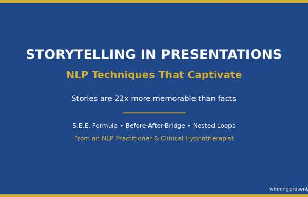 Storytelling in presentations - NLP techniques that captivate any audience