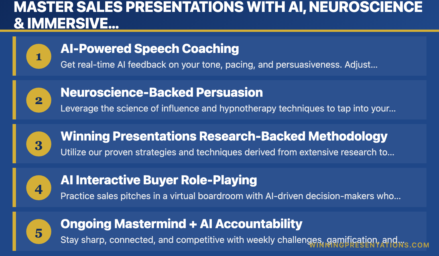 Infographic for: winning presentations lab how to elevate your sales pitch for the 21st century (image 1)
